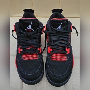 🩵🧡Jordan 4 Retro Red Thunder - Size 5.5 Y - 2021 💛💚